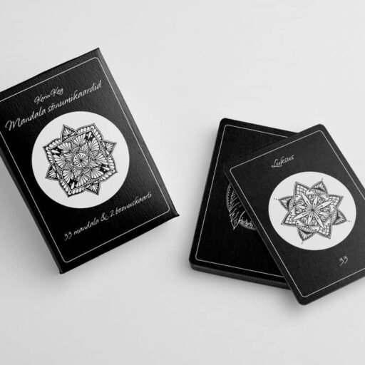 Karin Kay - Mandala sõnumikaardid valge taustaga